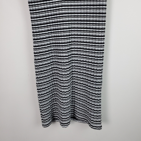 Vans Black White Striped High Neck Sleeveless Dress XS - Picture 3 of 7